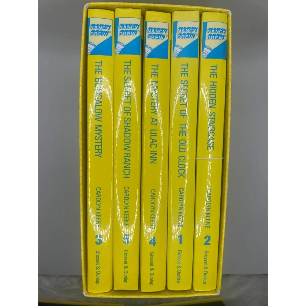 Nancy Drew Starter Set Mystery Stories 5 Book Collection & #28‎ & 29 - #296